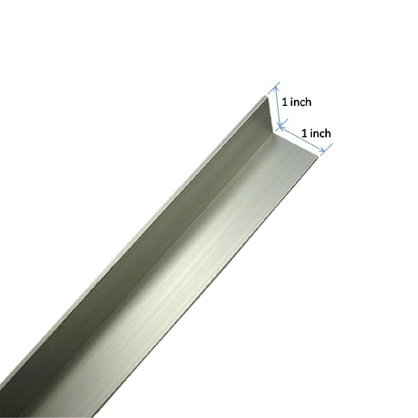 Precision  (1*1) Angle Bar- 1ft (Aluminum-Rust Resistant)