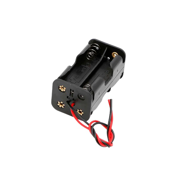 Battery Holder For 4xAA Battery Square