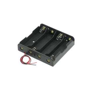 Battery Holder For 4xAA Battery Flat