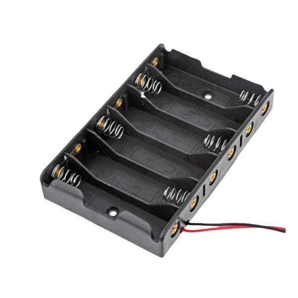 Battery Holder For 6xAA Battery Flat