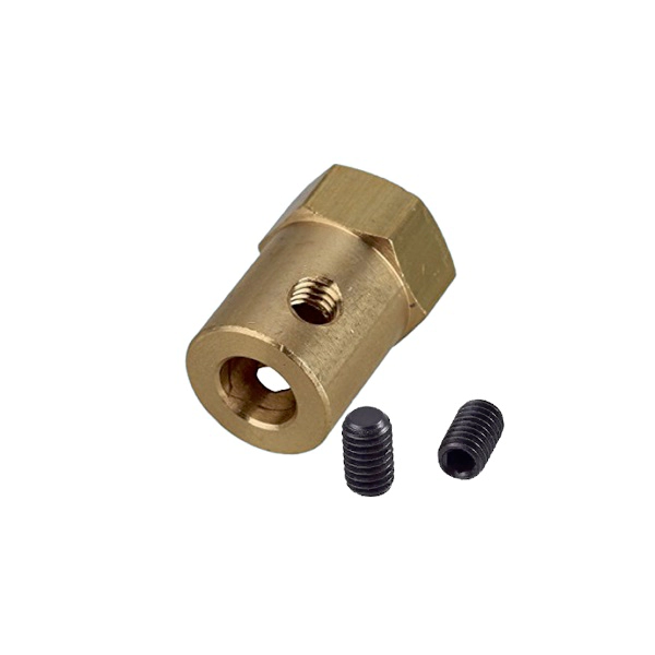 Short Hex Coupling for Robot Smart Car Wheel - 4X18mm