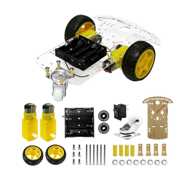 DIY 2WD Smart Robot Car Chassis Kits With Speed Encoder