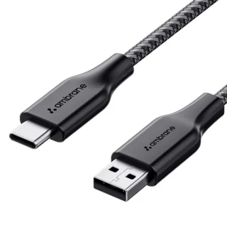 Ambrane Unbreakable 3A Fast Charging 1.5m Braided Type C Cable
