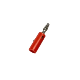 Banana Plug Male Connector- 4mm Red