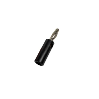 Banana Plug Male Connector- 4mm Black