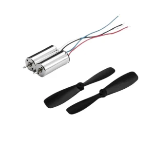 Coreless Motor(7*20MM) CW + CCW and 55mm Propeller SET