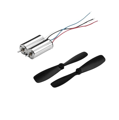 Coreless Motor(7*20MM) CW + CCW and 55mm Propeller SET