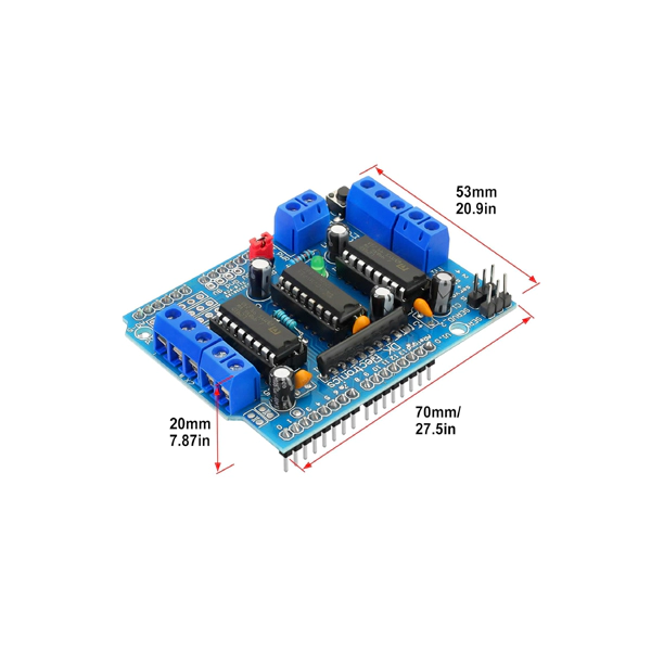 L293D Multi Motor Driver Shield For Arduino-SLAEX039 - Image 2