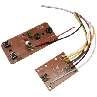 DC Motor Remote Control Board  [Type 2]  27mhz Four-Channel RC Transmitter and Receiver