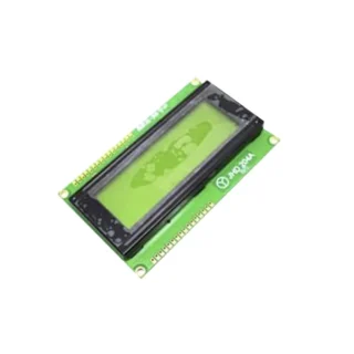 20x4 (204A) LCD Display Black Character Green Backlight