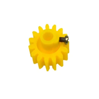 Plastic Yellow Thik Spur Gear-15Teeth for 6mm Shaft