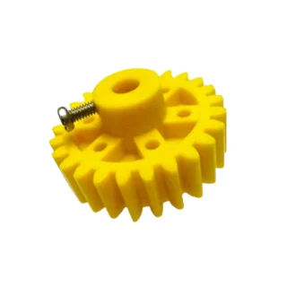 Plastic Yellow Thik Spur Gear-25Teeth for 6mm Shaft