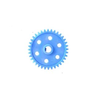 Plastic Blue Thin Spur Gear-36Teeth for 6mm Shaft