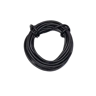 Hookup Wire-Black Single Strand-22AWG(Gauge)-1Mtr