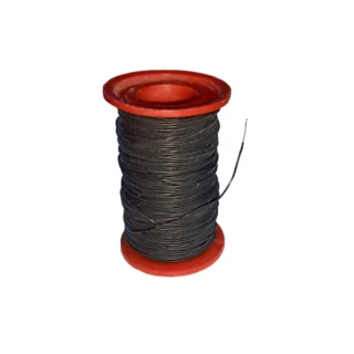 Hookup Wire-Black Single Strand-31AWG(Gauge)-1Mtr