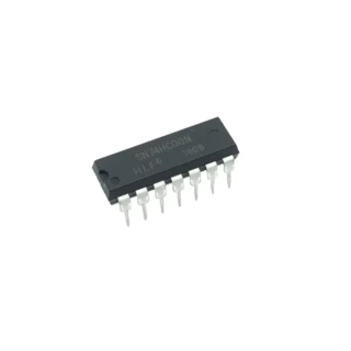 74HC00 Quad 2 Input NAND Gate IC (7400 IC) DIP-14 Package