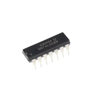 74LS08 Quadruple 2-Input Positive AND Gate IC (7408) DIP-14 Package