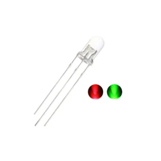 Bi-Color (Green/Red) LED (3-Pin Dual Tone)- 5mm
