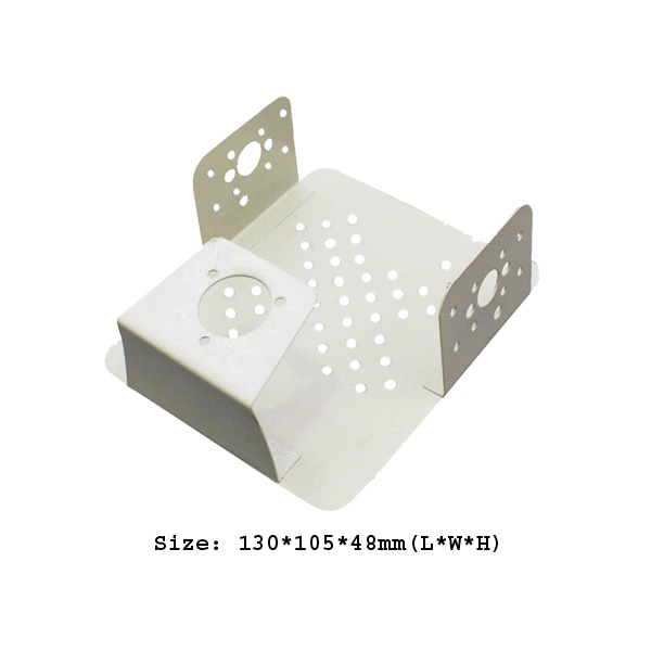 2-Wheel 1-Caster Wheel Metal Chassis For Diy Robot Car - Image 2