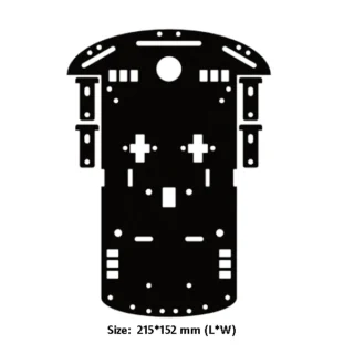 Tri Wheel Acrylic Chassis