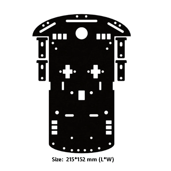 Tri Wheel Acrylic Chassis