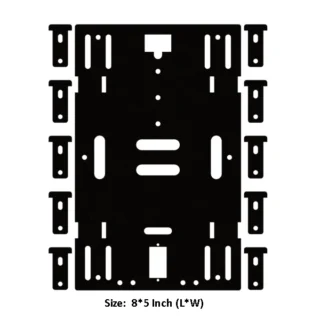 Four Wheel Small Acrylic Chassis