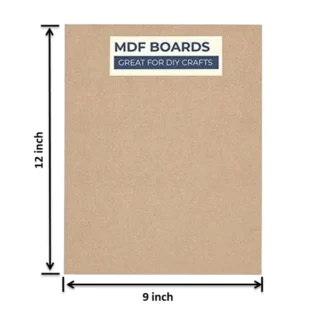 DIY Craft MDF Board- 9*12*2.1(inch)