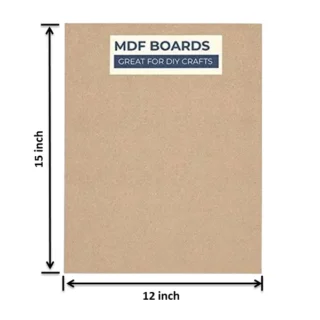 DIY Craft MDF Board- 12*15*2.1(inch)