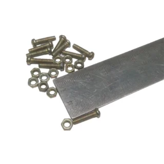 M3 x L12.5mm Nut Bolt (1Pcs)