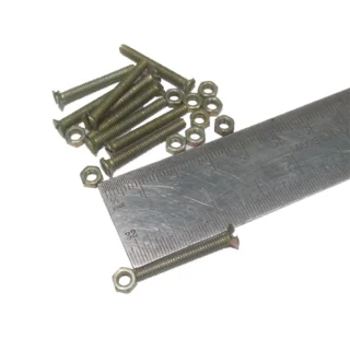 M3 x L25.4mm Nut Bolt (1Pcs)