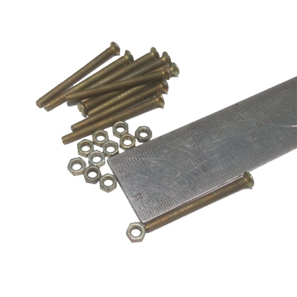M3 x L38mm Nut Bolt (1Pcs)