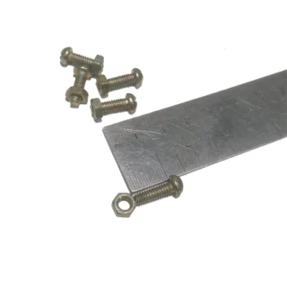 M4 x L12.5mm Nut Bolt (1Pcs)