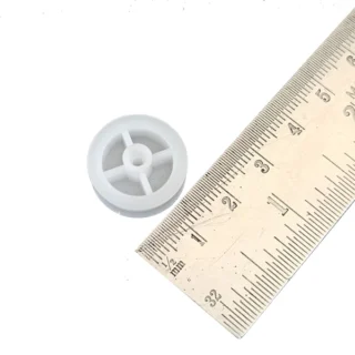 20mm White Toy Motor Pulley