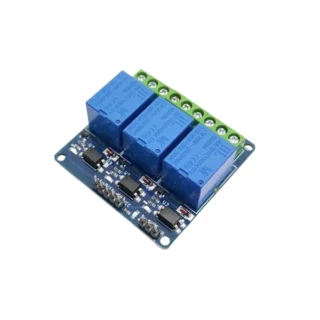 3 Channel Isolated 5V 10A Relay Module Optocoupler