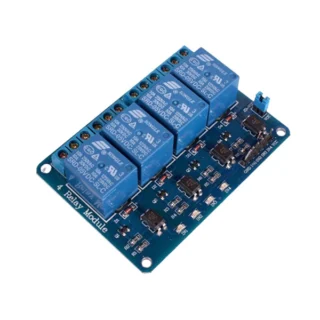 4 Channel Isolated 5V 10A Relay Module Optocoupler