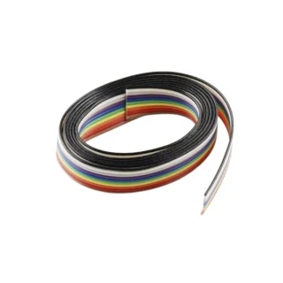 Rainbow Flat Ribbon Cable (10 Core)-1Mtr