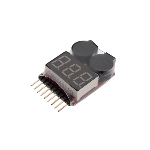 Lipo Battery Voltage Tester with Buzzer Alarm