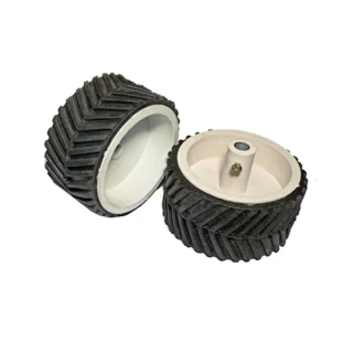 Robot Wheel- 75mm Dia. x 40mm Width for 6mm Shaft (1Pcs)