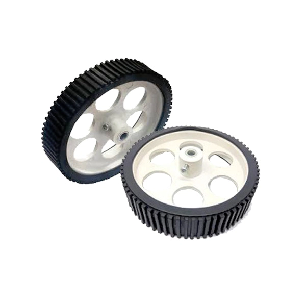 Robot Wheel- 110mm Dia. x 20mm Width for 6mm Shaft (1Pcs)