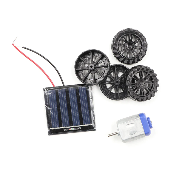 Mini Solar Powered DIY Toy Car Kit - Image 3