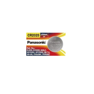 Panasonic CR2025 3V 165mAh Lithium Coin Cell Battery (1Pcs)