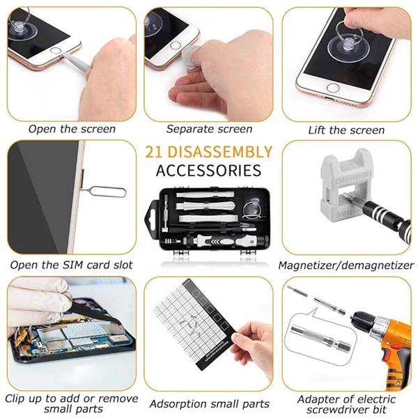 45-in-1 CR-V Precision Screwdriver Set Model No.8812 - Image 6
