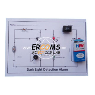 Dark Light Detection Alarm – Paper Circuit Project