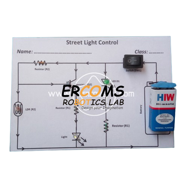 Automatic Street Light Control – Paper Circuit Project