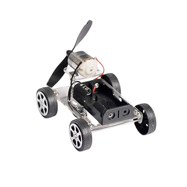 Mini Wind Power Propeller Car DIY Educational Kit - Image 3