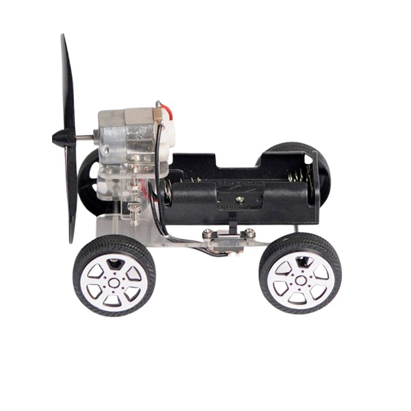 Mini Wind Power Propeller Car DIY Educational Kit - Image 2