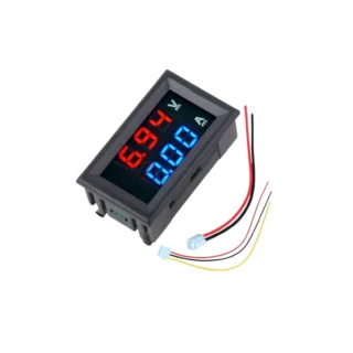 0.28″ Digital Voltmeter (0-100V) and Ammeter (10 A) Dual LED Voltage Current Measurement Module