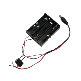3x18650 Cell Battery Holder Inbuid Switch With DC Power Jack