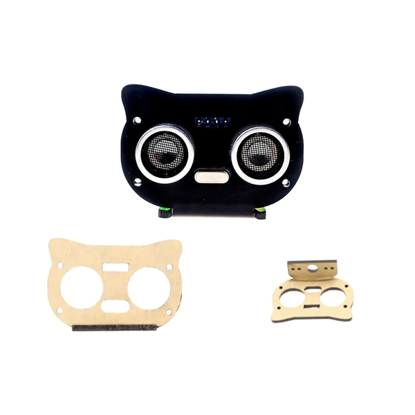 Cat Face Acrylic HC-SR04 Ultrasonic Sensor Mounting Bracket