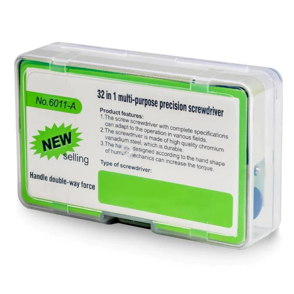 32 in1 Multi-Purpoes Precision Screwdriver Set Model No.6011-A - Image 2